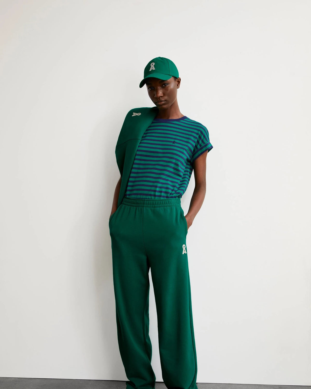 Idaara Stripes emerald green-blue noon | Bildmaterial bereitgestellt von SHOES.PLEASE.