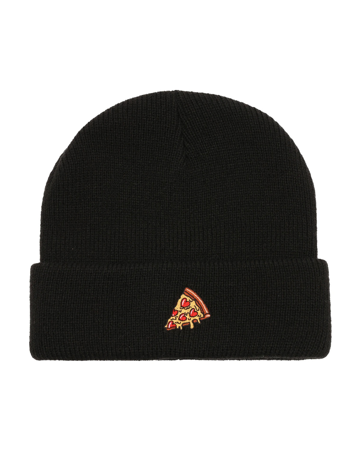 Pizza Love Beanie  black | Bildmaterial bereitgestellt von SHOES.PLEASE.