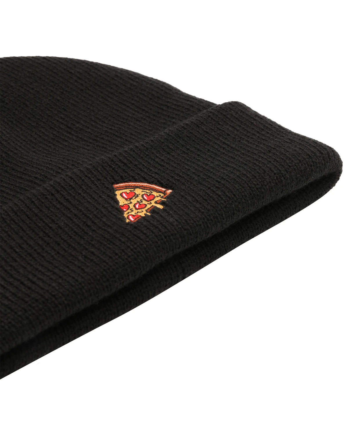 Pizza Love Beanie  black | Bildmaterial bereitgestellt von SHOES.PLEASE.