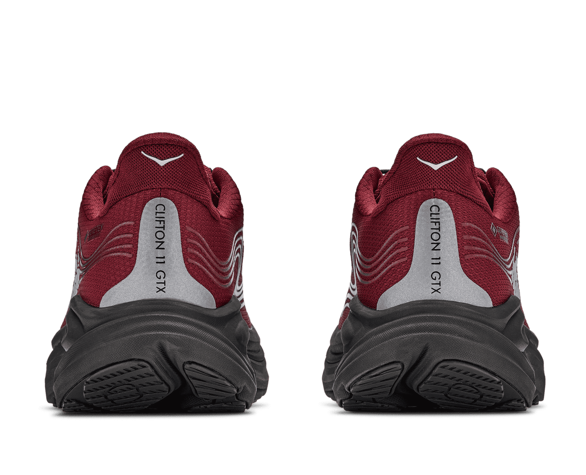 HOKA Laufschuhe Herren Clifton 11 GTX bordeaux | Bildmaterial bereitgestellt von SHOES.PLEASE.