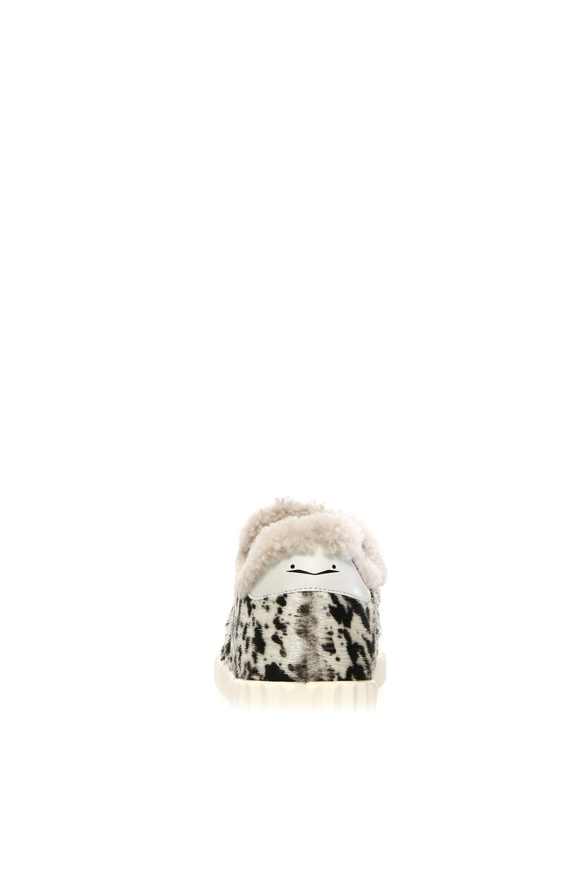 Ines Fur Horse Gazelle/Calf black white | Bildmaterial bereitgestellt von SHOES.PLEASE.