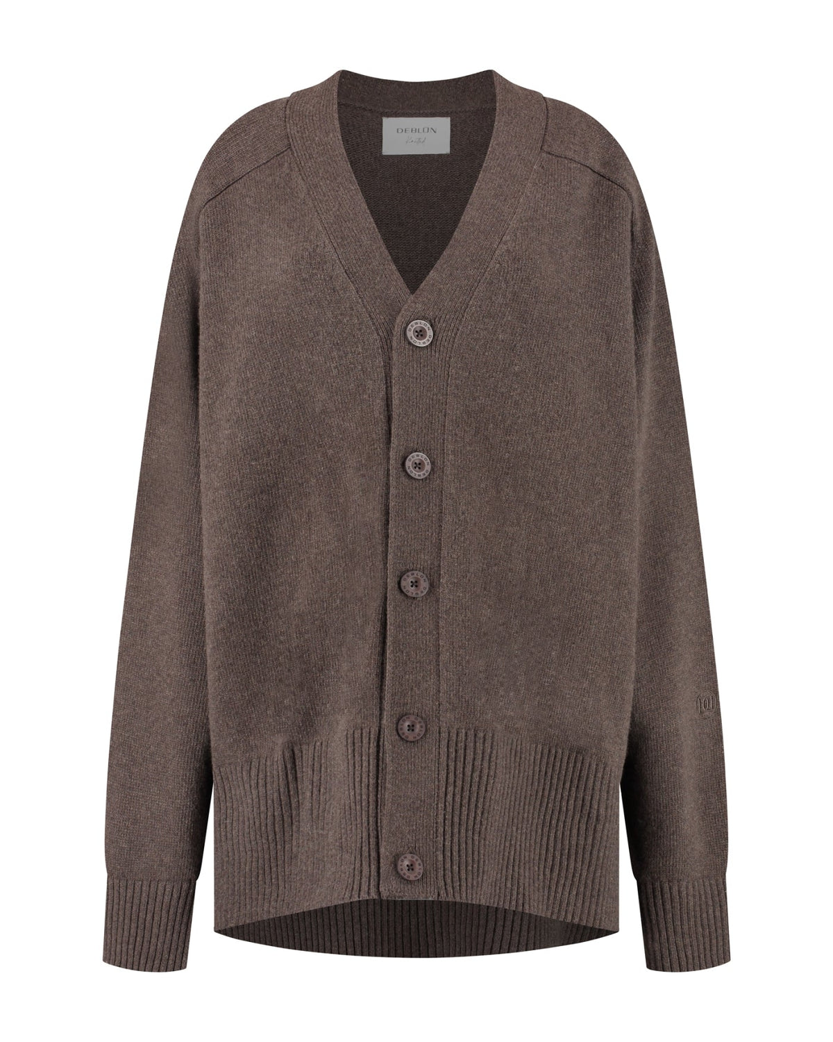 Florence Boyfriend Cardigan cacao melange | Bildmaterial bereitgestellt von SHOES.PLEASE.