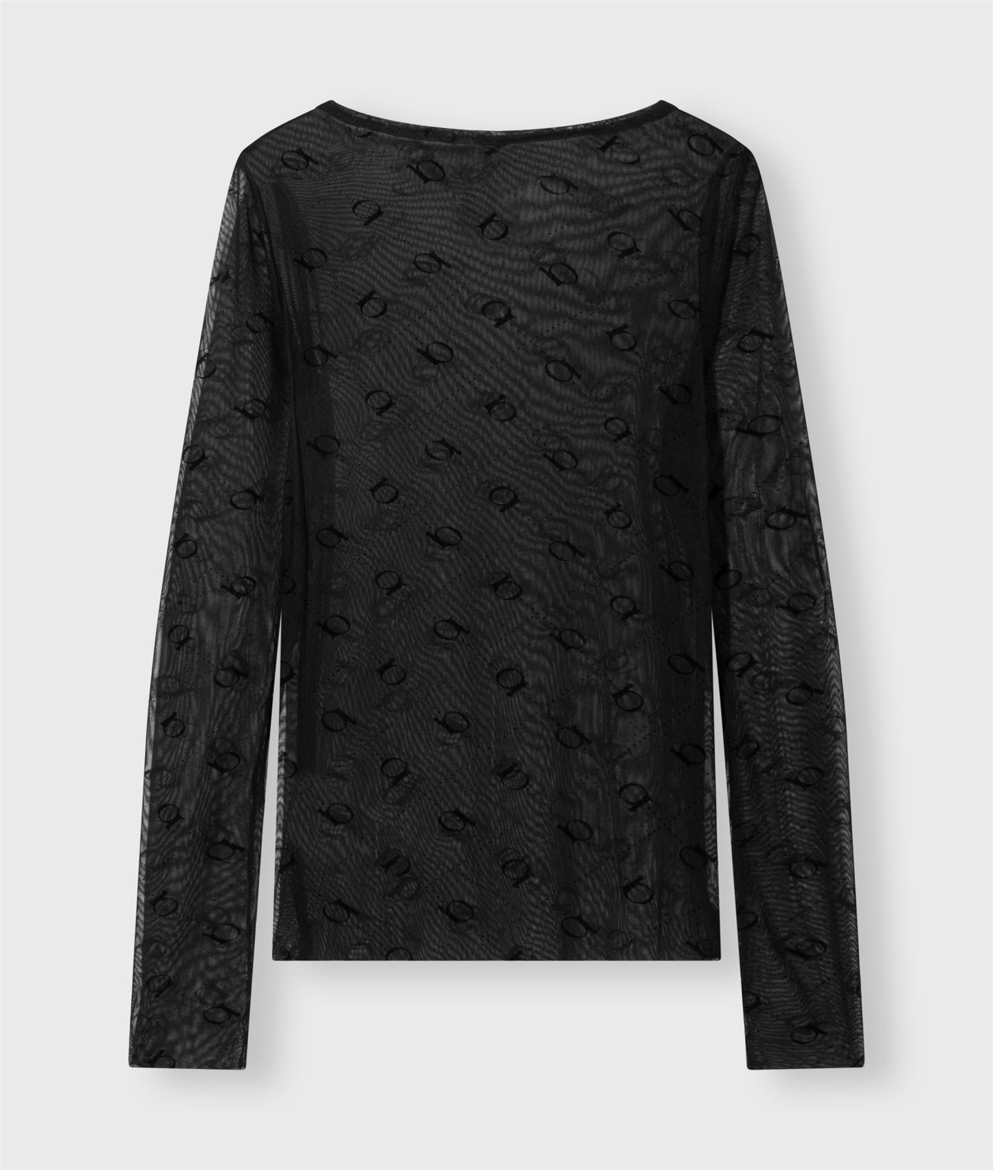 Mesh Long Sleeve Monogram black | Bildmaterial bereitgestellt von SHOES.PLEASE.