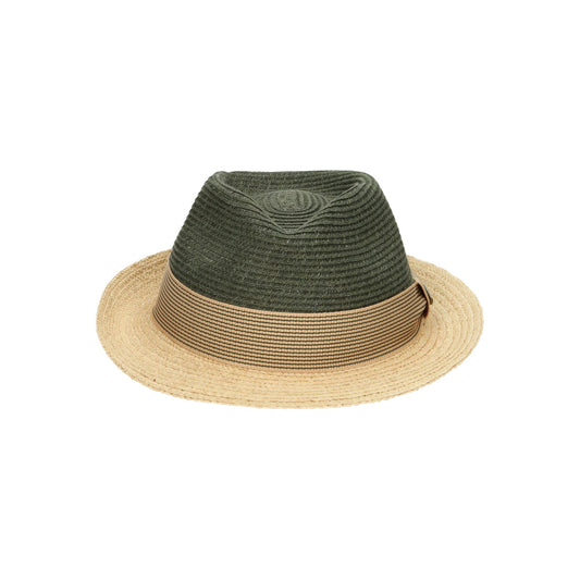 Trilby Toyo/Raffia grün