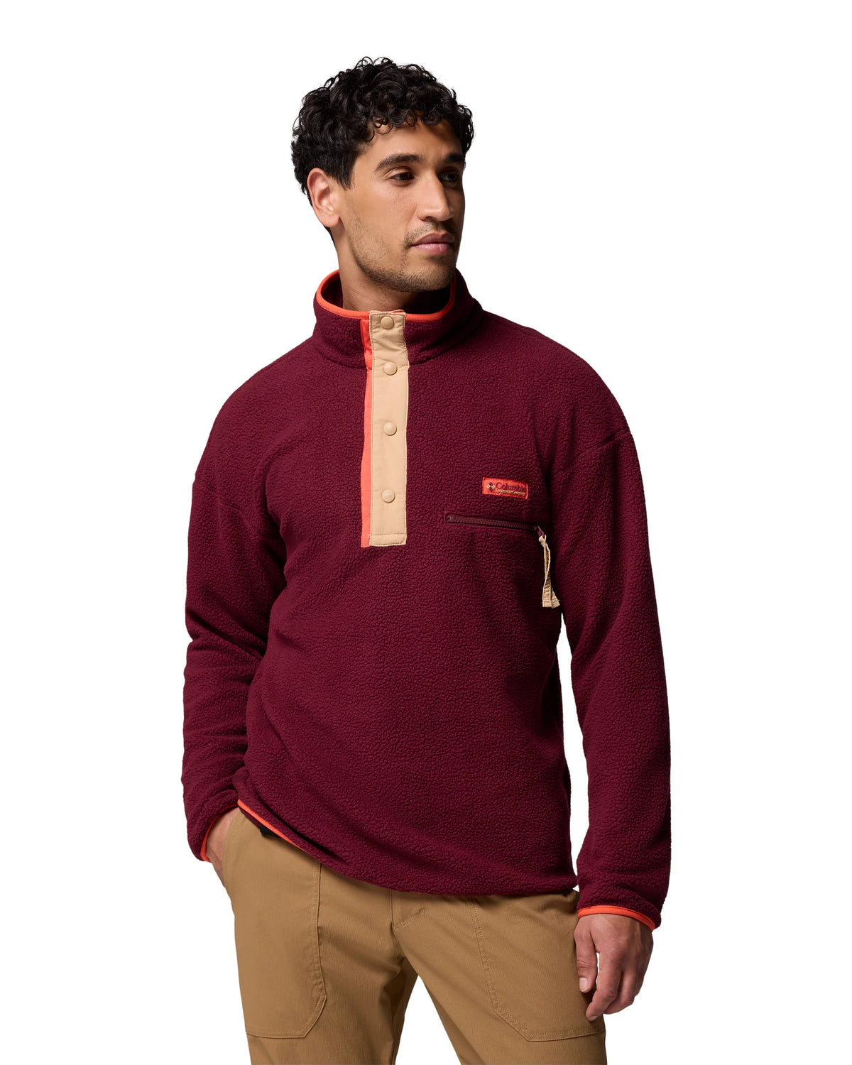 AM5780 Helvetia II Half Snap Fleece rich wine | Bildmaterial bereitgestellt von SHOES.PLEASE.