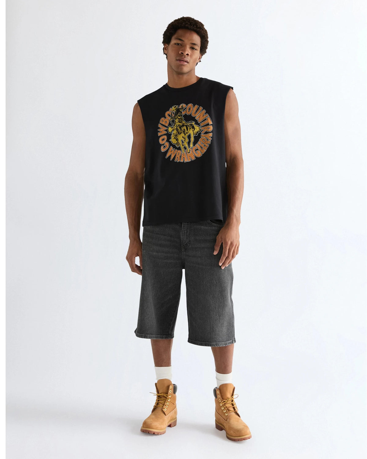 GRAPHIC MUSCLE TANK black | Bildmaterial bereitgestellt von SHOES.PLEASE.