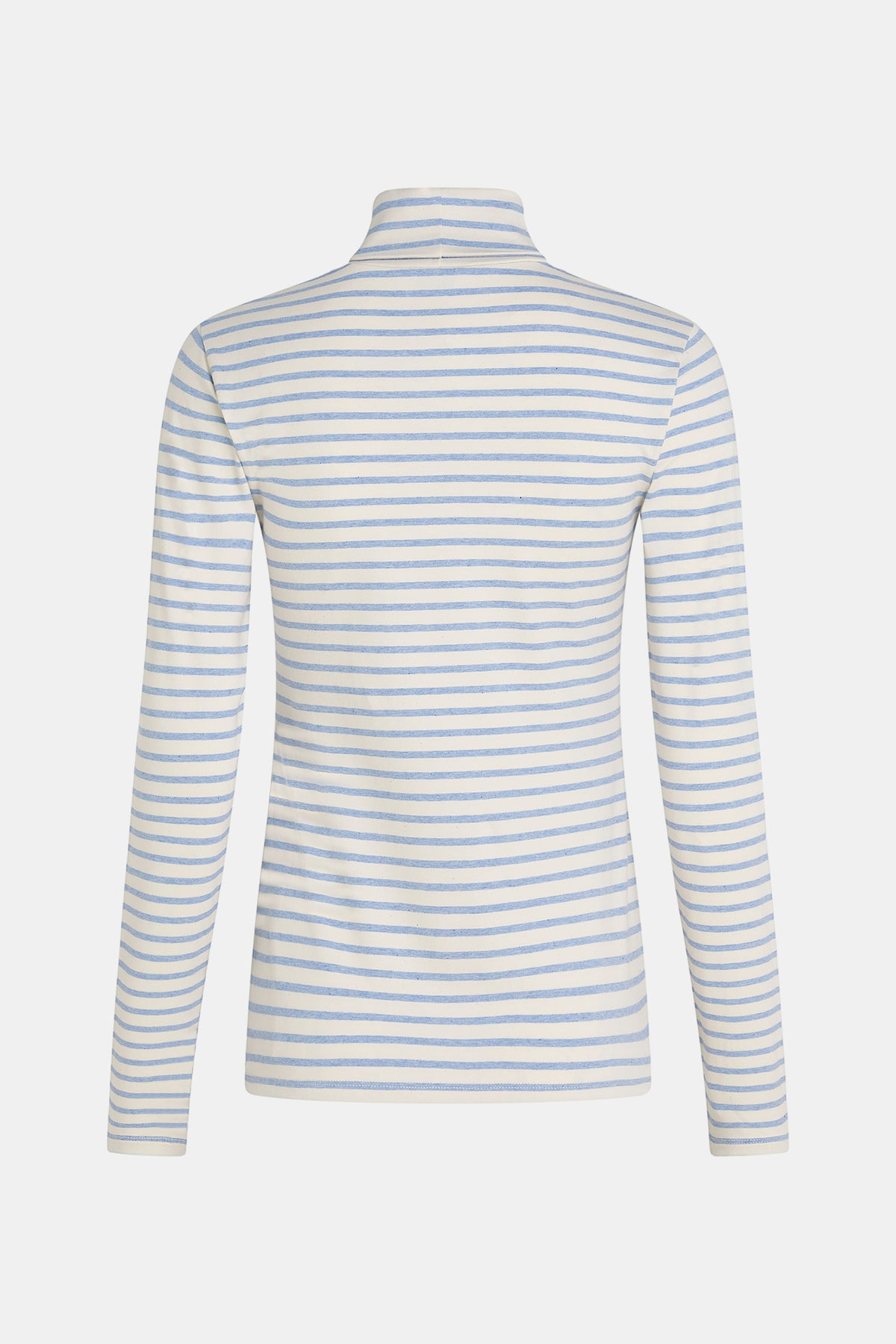 W25F1758LTD Longsleeve stripe blue mel./ecru | Bildmaterial bereitgestellt von SHOES.PLEASE.