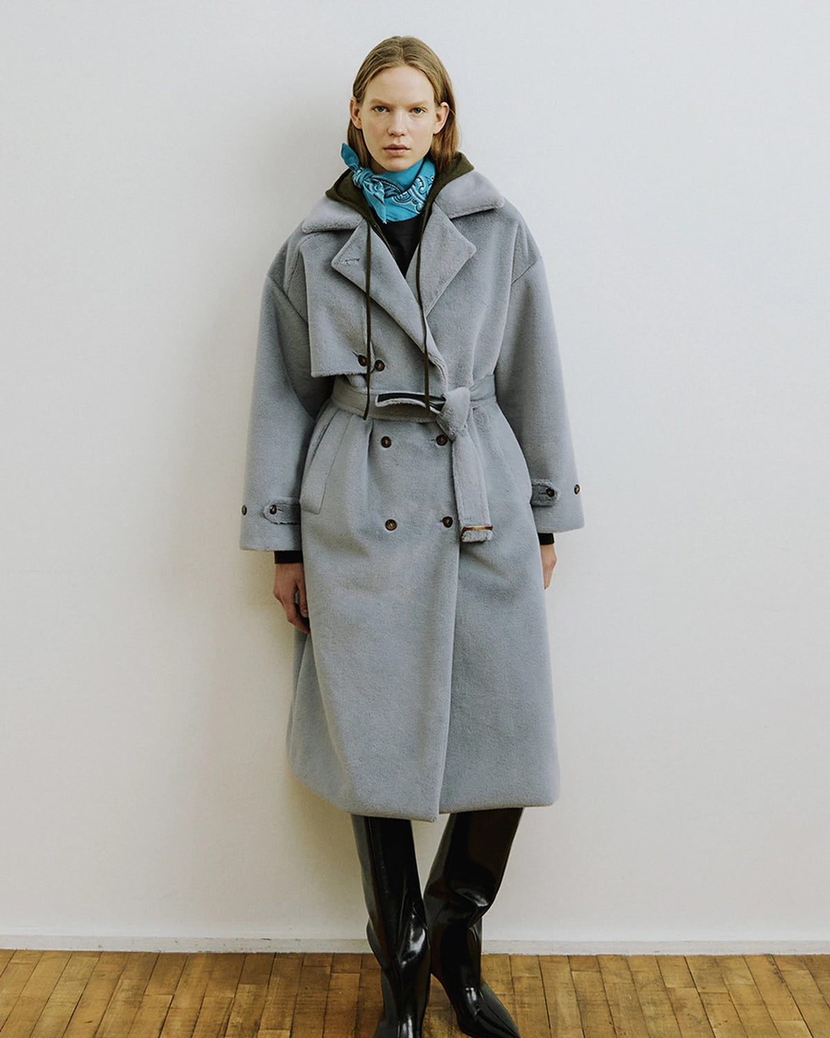 Jan Trench Coat steel | Bildmaterial bereitgestellt von SHOES.PLEASE.