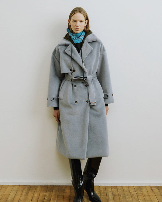 Jan Trench Coat steel