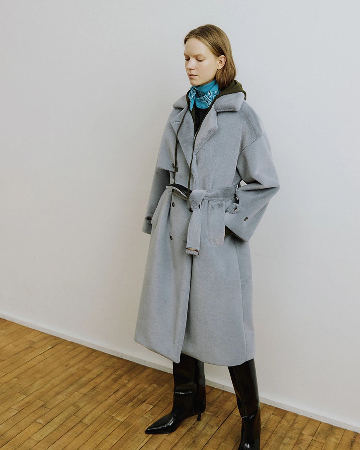Jan Trench Coat steel | Bildmaterial bereitgestellt von SHOES.PLEASE.