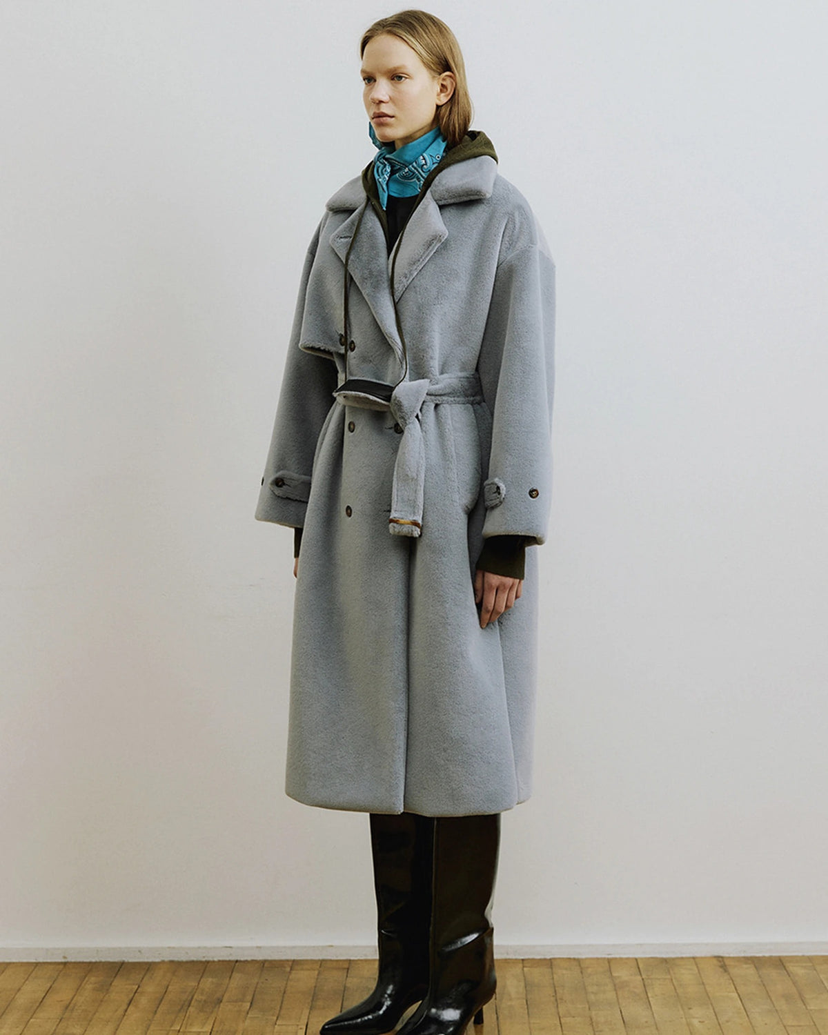 Jan Trench Coat steel | Bildmaterial bereitgestellt von SHOES.PLEASE.