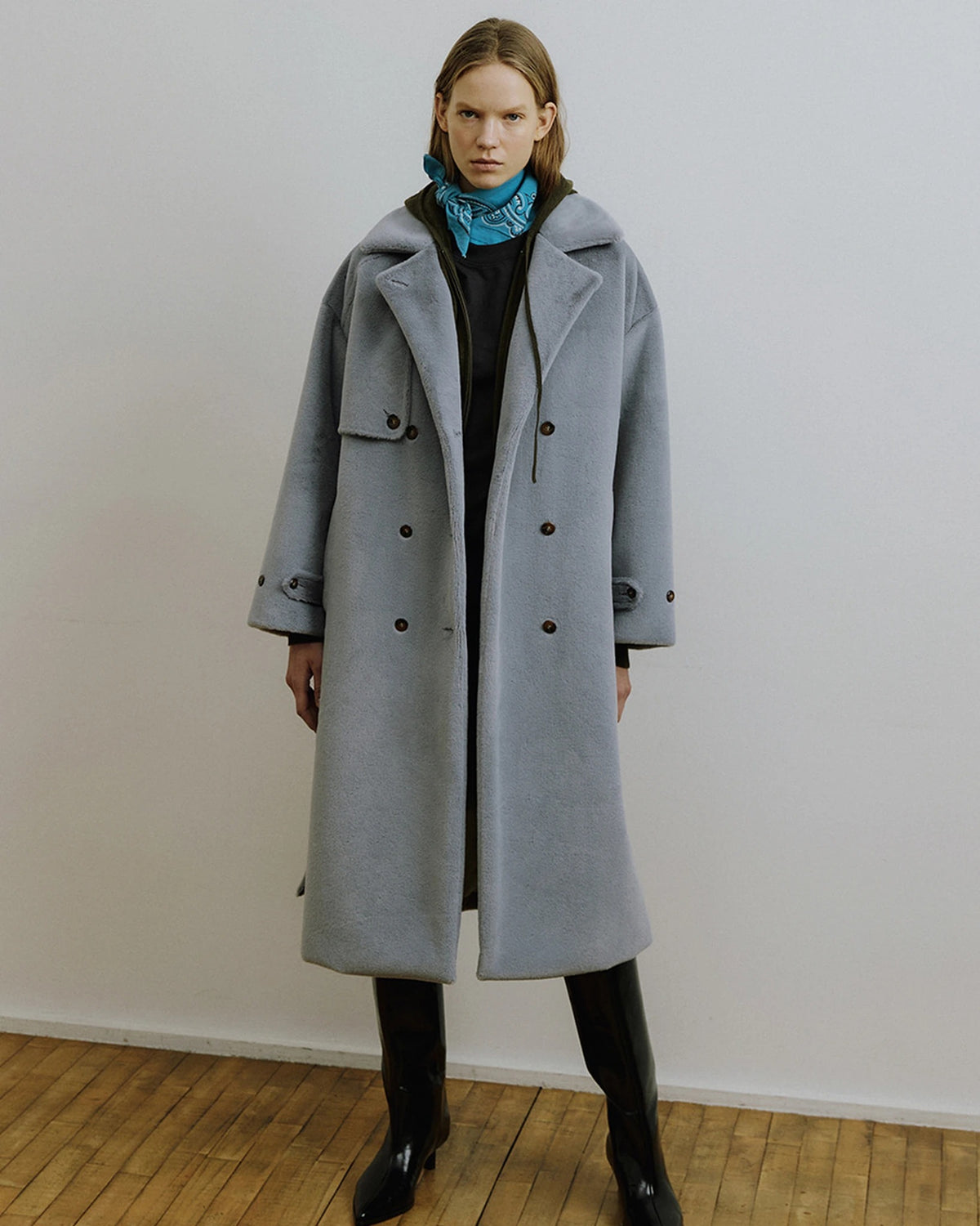 Jan Trench Coat steel | Bildmaterial bereitgestellt von SHOES.PLEASE.