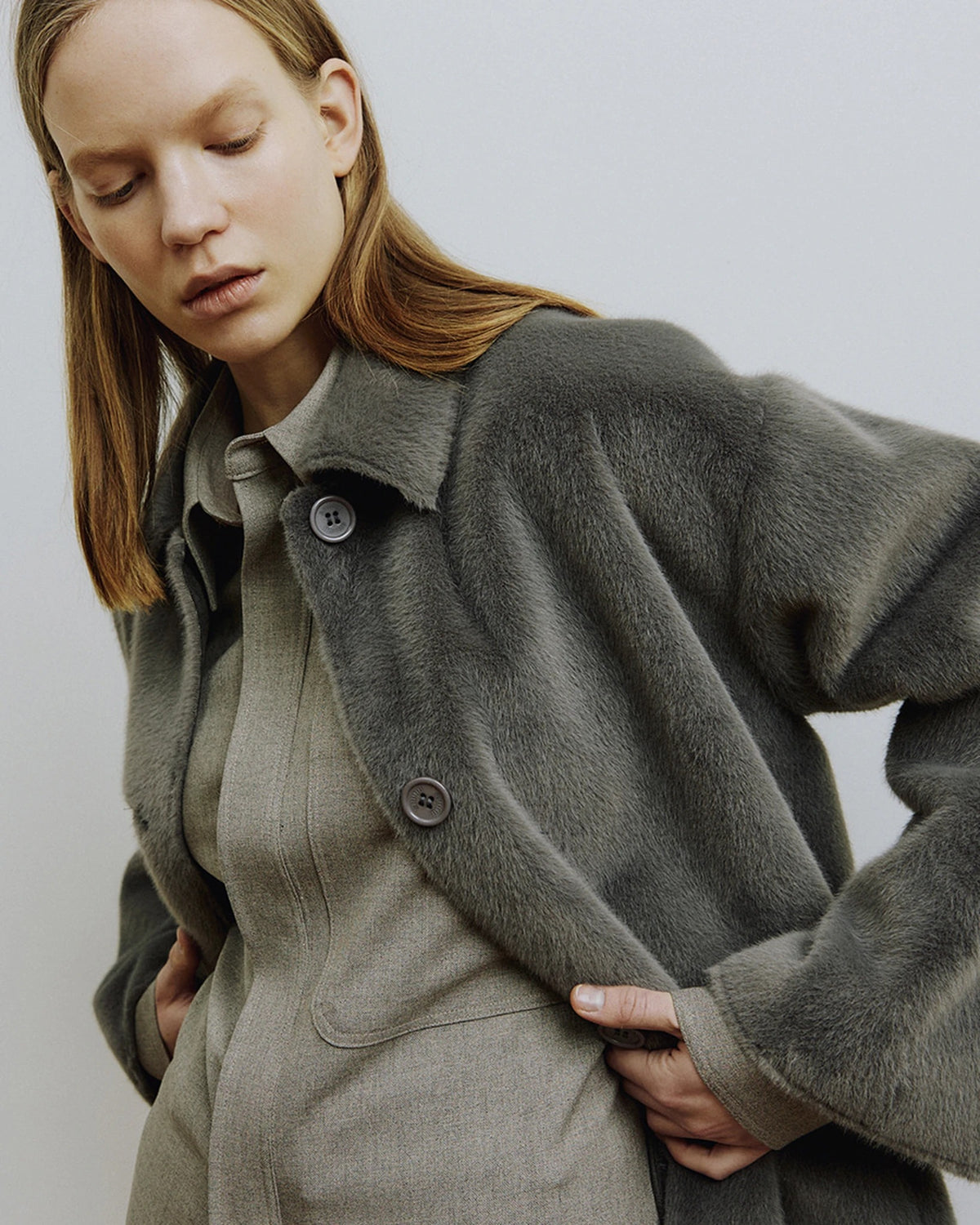 Lungo Coat darkgrey | Bildmaterial bereitgestellt von SHOES.PLEASE.