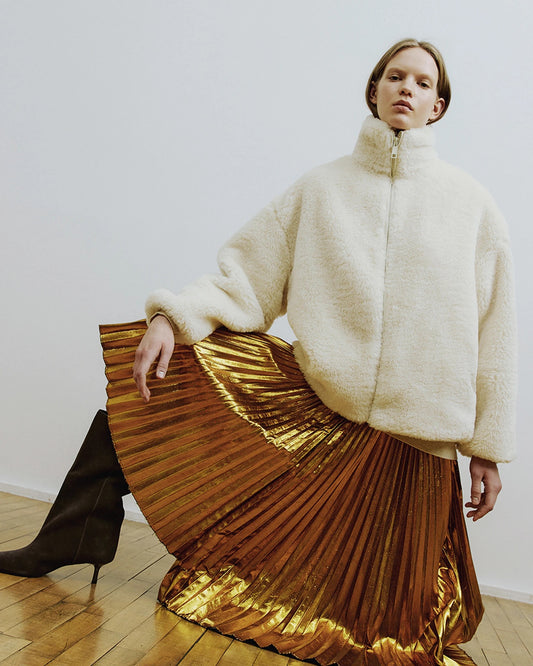 Sol Oversized Anorak Jumper ivory