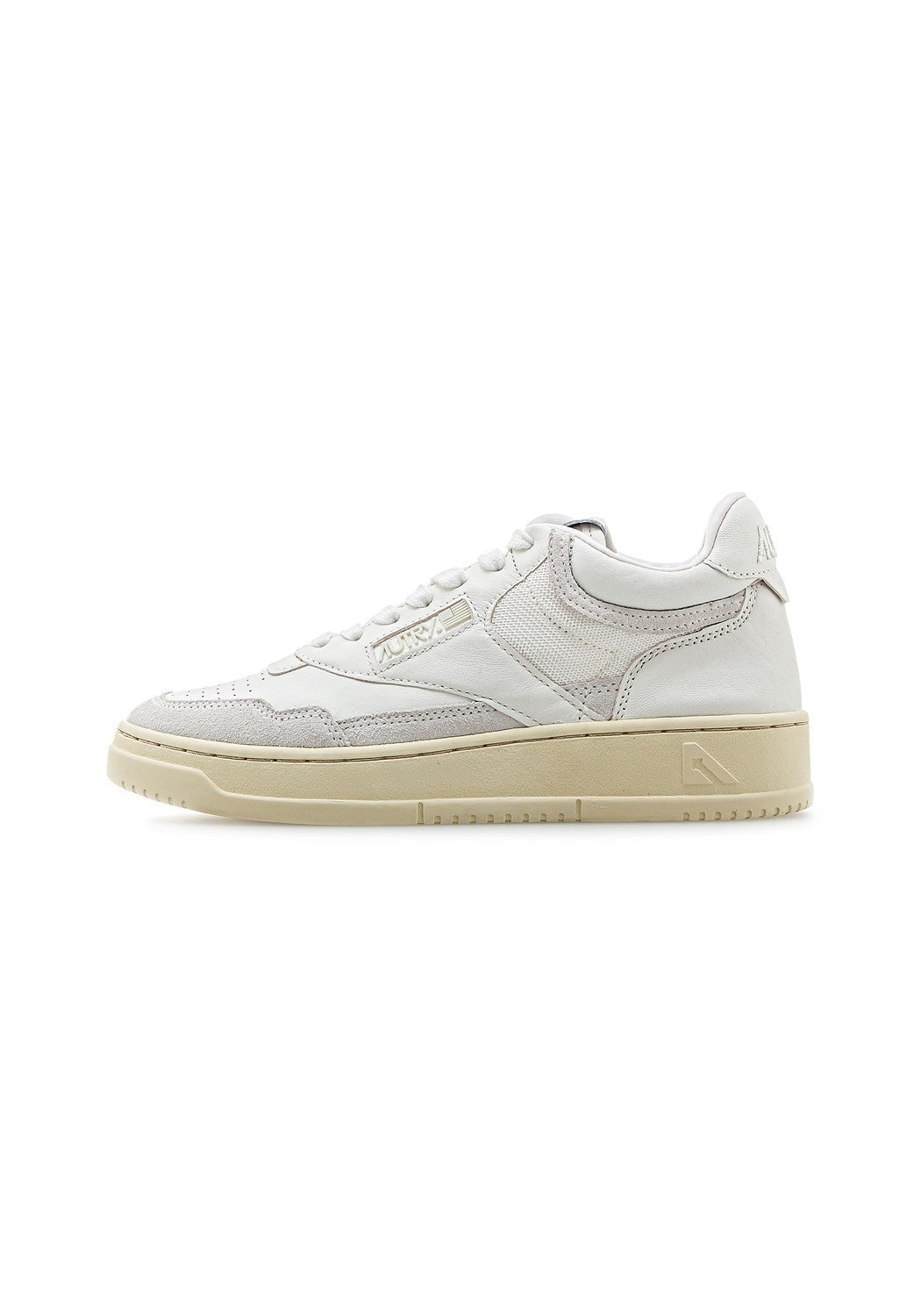 Autry Mid Wmn Open all white | Bildmaterial bereitgestellt von SHOES.PLEASE.