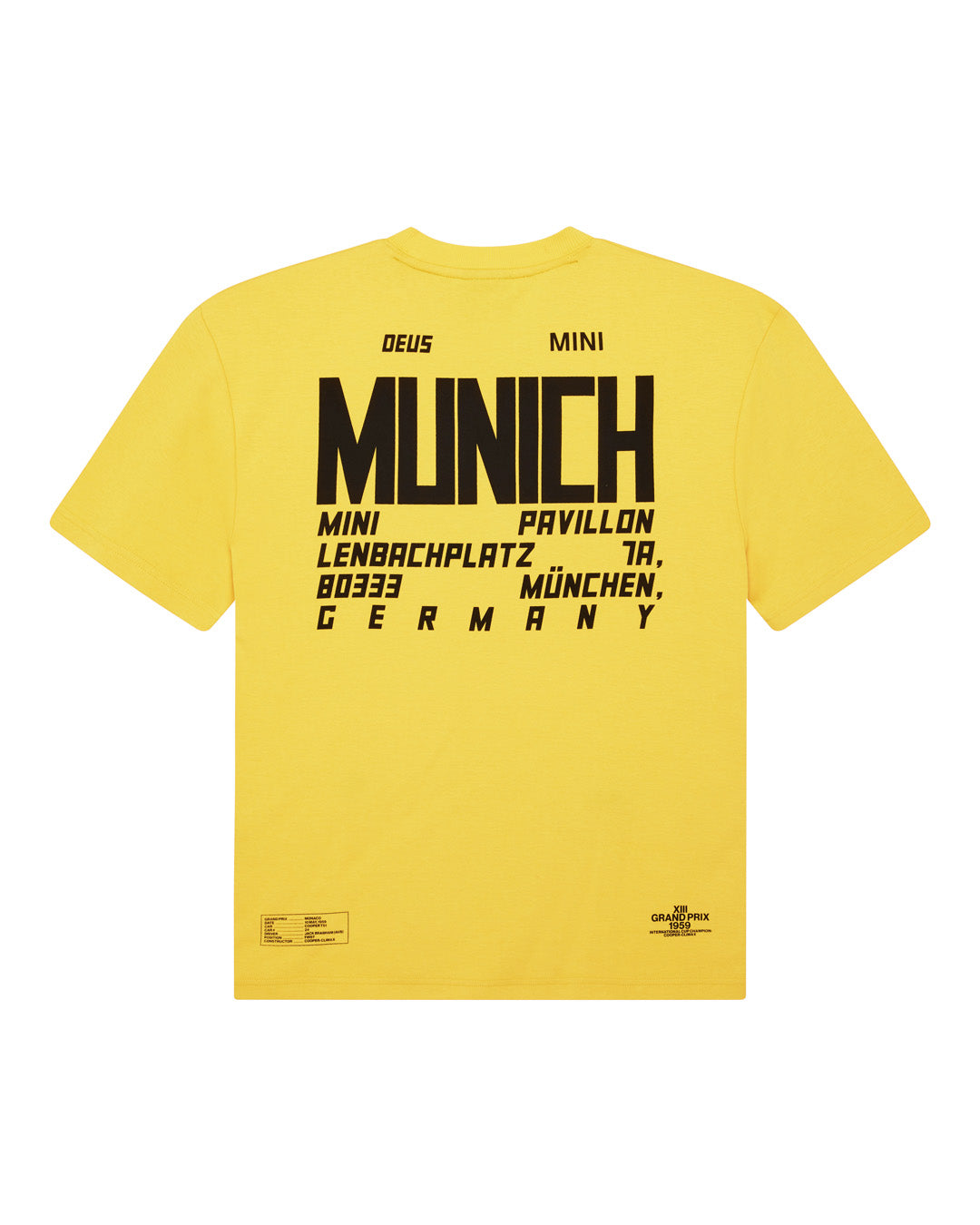 Munich Address Tee Spectra yellow | Bildmaterial bereitgestellt von SHOES.PLEASE.