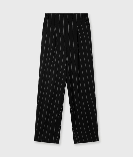 Pants Pinstripe black
