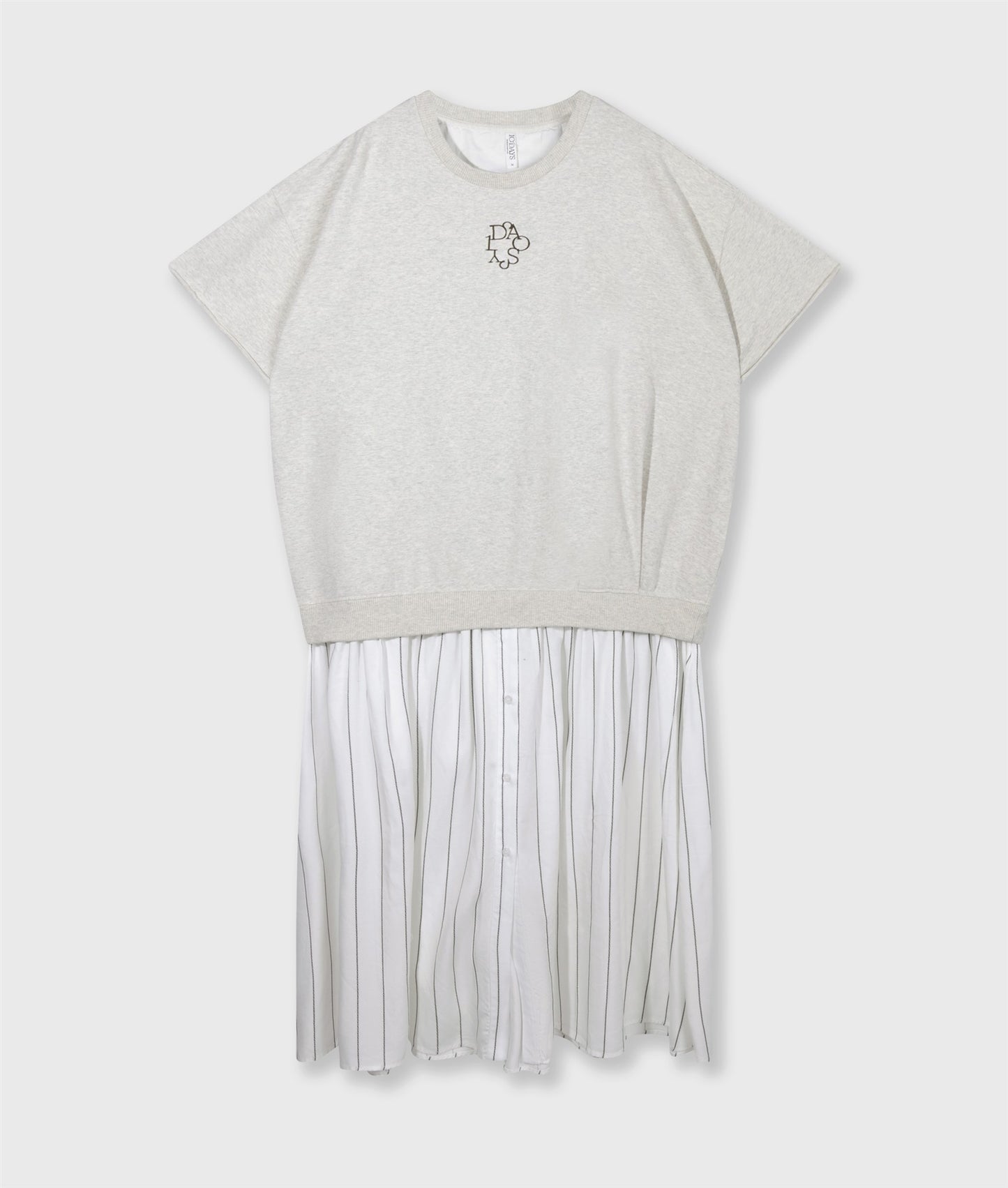 Statement Sweater Dress soft white melee | Bildmaterial bereitgestellt von SHOES.PLEASE.