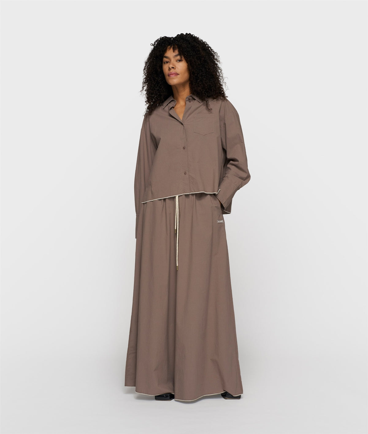 Wide Pants Poplin moonrock | Bildmaterial bereitgestellt von SHOES.PLEASE.