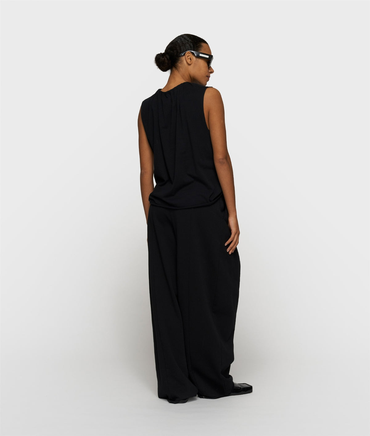 Pleated Top Jersey black | Bildmaterial bereitgestellt von SHOES.PLEASE.