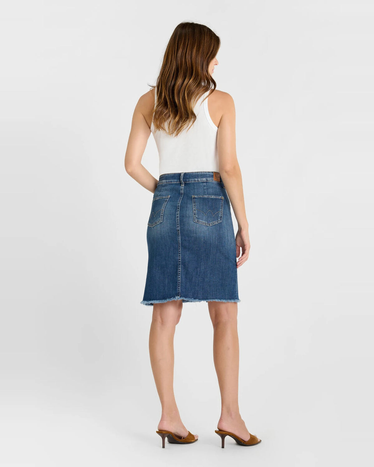 Femme JUPE SIVIA blue | Bildmaterial bereitgestellt von SHOES.PLEASE.