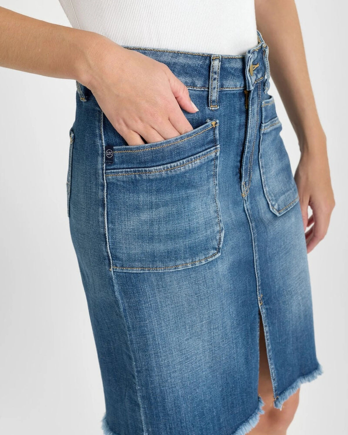 Femme JUPE SIVIA blue | Bildmaterial bereitgestellt von SHOES.PLEASE.
