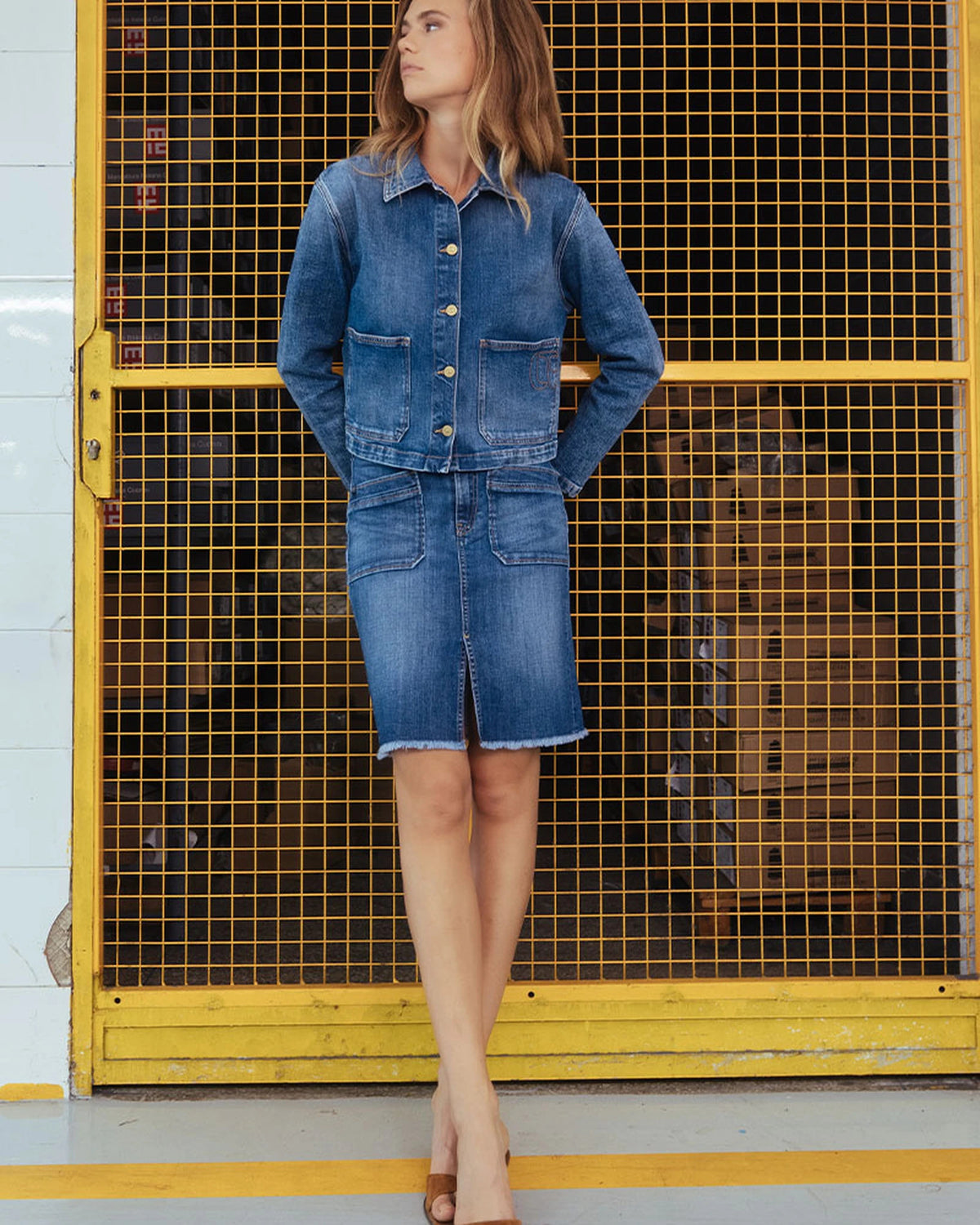 Femme JUPE SIVIA blue | Bildmaterial bereitgestellt von SHOES.PLEASE.