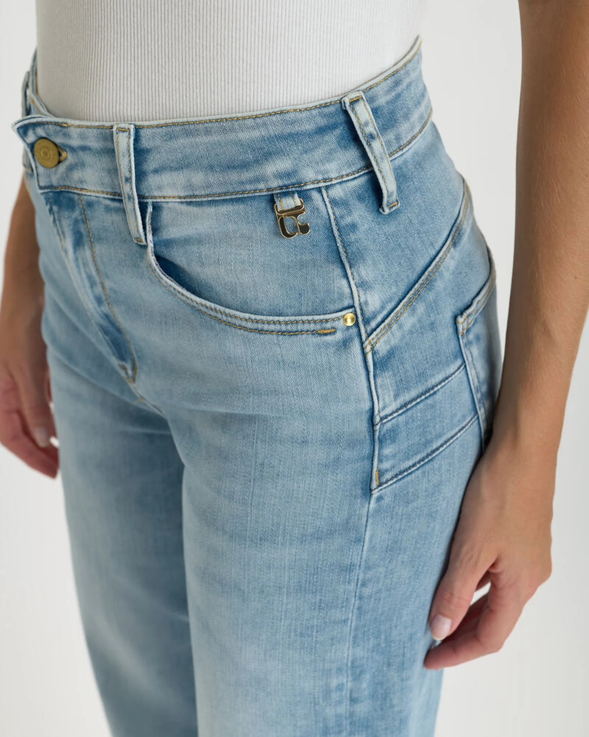 Femme JEAN PULP HIGH 23 TINY blue | Bildmaterial bereitgestellt von SHOES.PLEASE.