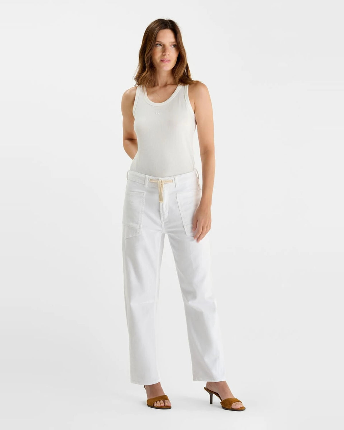 Femme PANTALON MADIE white | Bildmaterial bereitgestellt von SHOES.PLEASE.