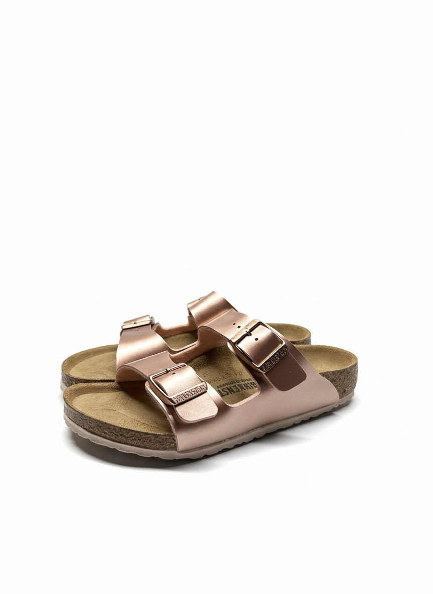 Arizona Kids Birko-Flor Narrow electric metallic copper | Bildmaterial bereitgestellt von SHOES.PLEASE.