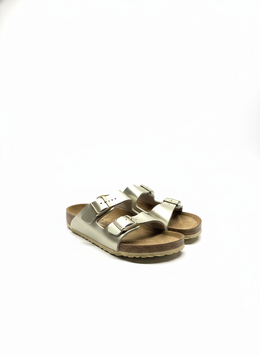 Arizona Kids Birko-Flor Narrow electric metallic gold | Bildmaterial bereitgestellt von SHOES.PLEASE.