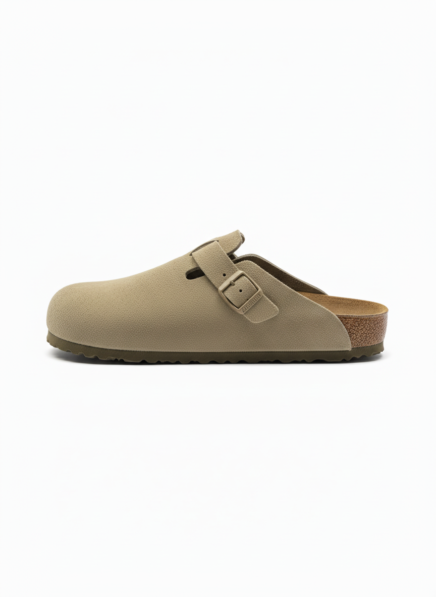 Boston Suede Leather Regular faded khaki | Bildmaterial bereitgestellt von SHOES.PLEASE.