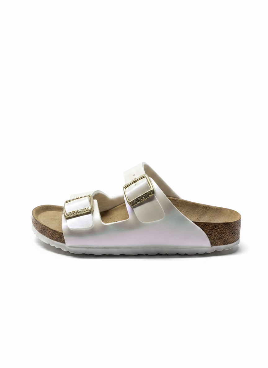 Arizona Kids Birko-Flor Girls Narrow electric metallic pearl | Bildmaterial bereitgestellt von SHOES.PLEASE.
