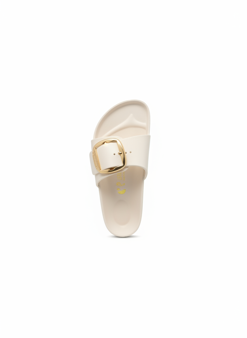Madrid Big Buckle EVA Women Narrow eggshell | Bildmaterial bereitgestellt von SHOES.PLEASE.