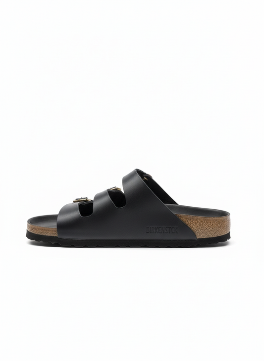 Florida  Fresh Leather Women Narrow black new dressy leather