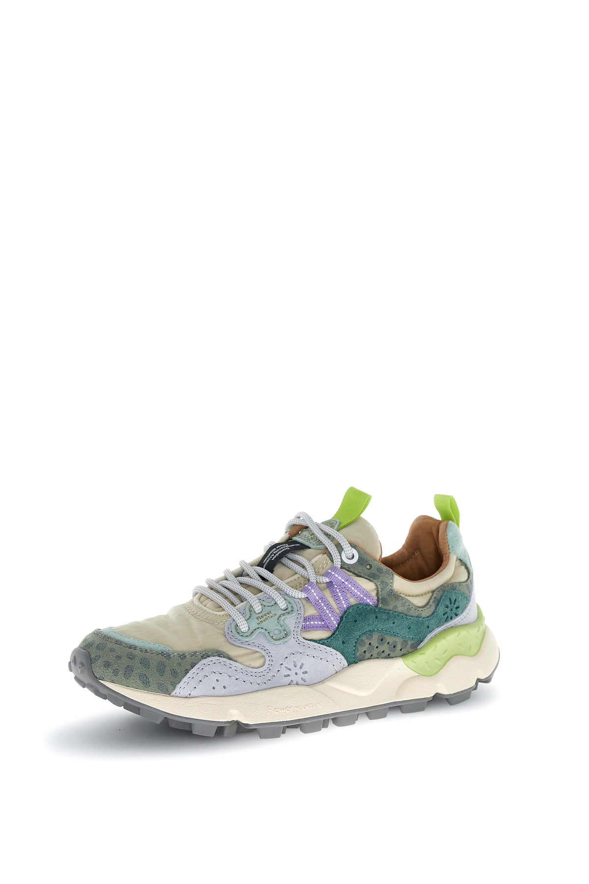 YAMANO 3 WOMAN SUEDE/NYLON/ANIMALIER sand | Bildmaterial bereitgestellt von SHOES.PLEASE.