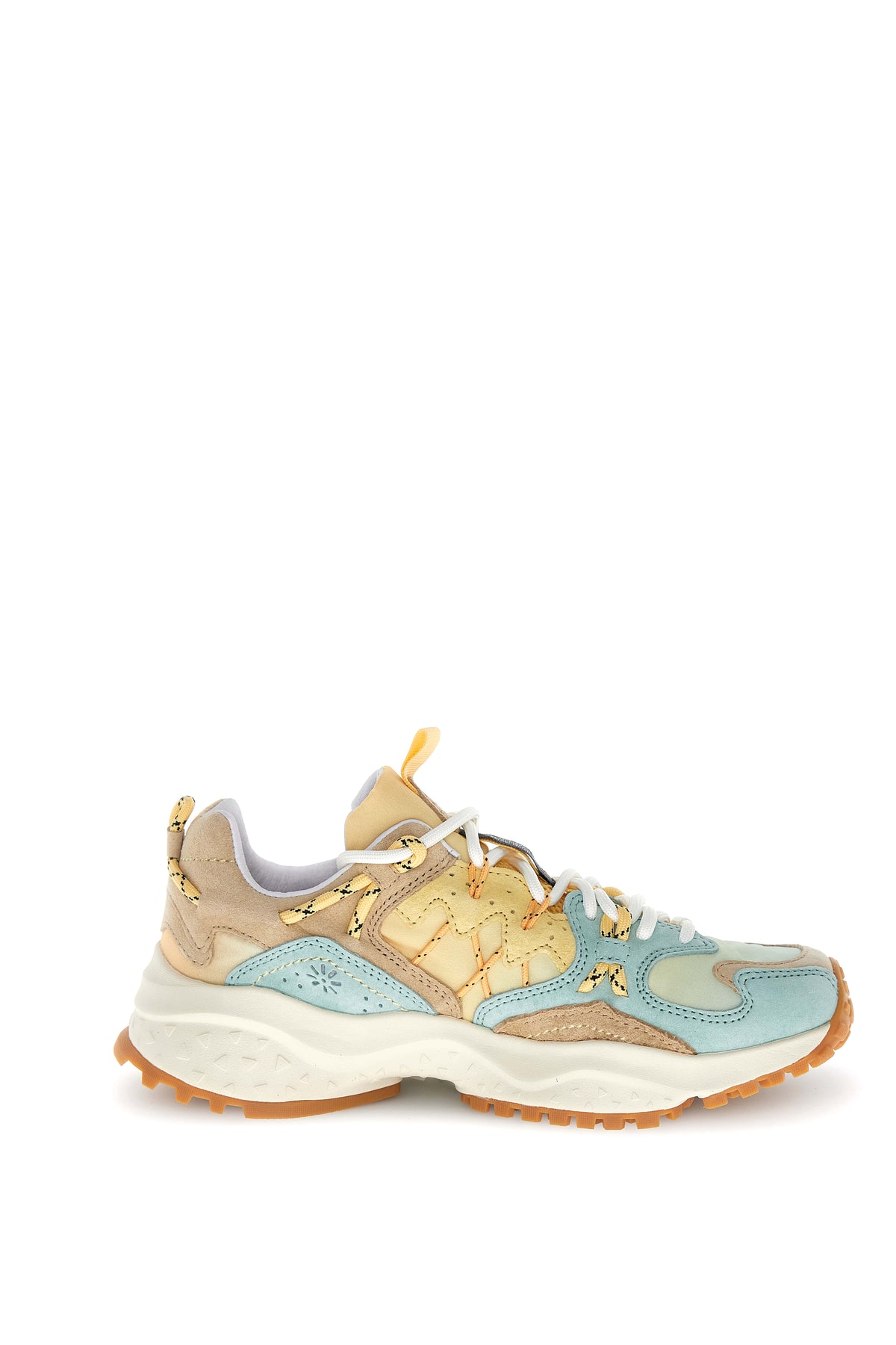 YAMABUSHI WOMAN SUEDE/NYLON RIPSTOP blau | Bildmaterial bereitgestellt von SHOES.PLEASE.