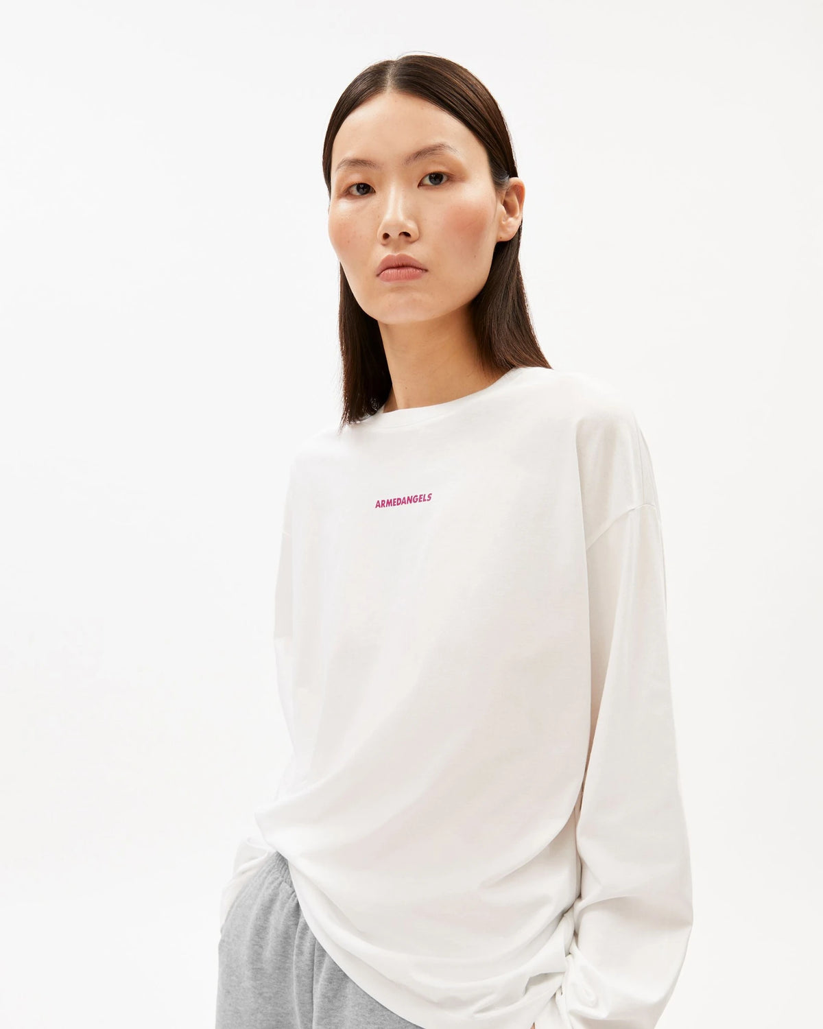 Jersey Shirts Longsleeve white-pink mist | Bildmaterial bereitgestellt von SHOES.PLEASE.