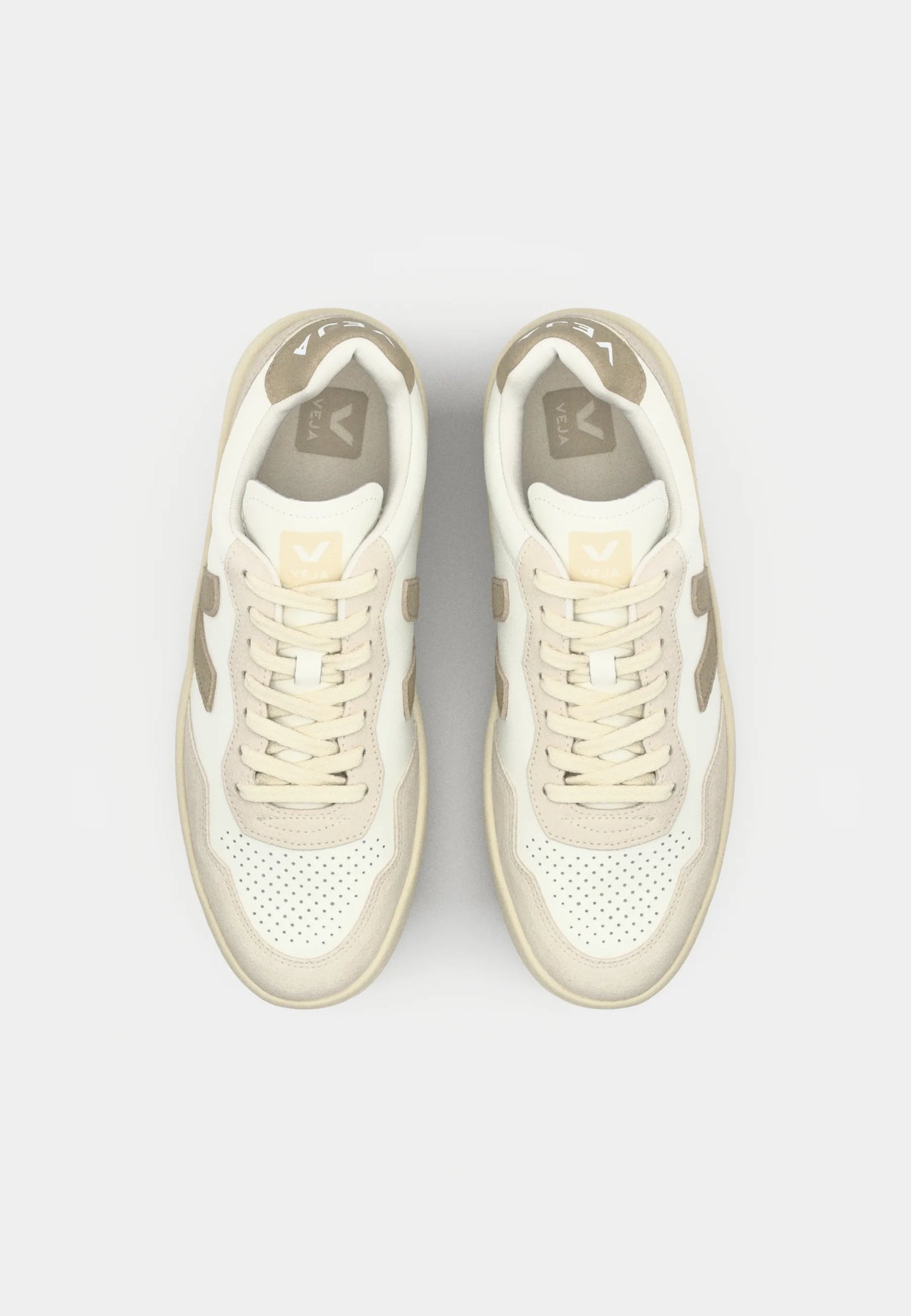 V-90 Men O.T. LEATHER WHITE taupe | Bildmaterial bereitgestellt von SHOES.PLEASE.
