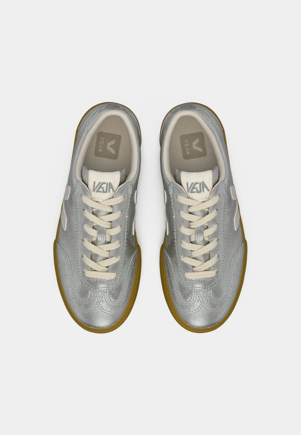 VOLLEY O.T. LEATHER SILVER white nat | Bildmaterial bereitgestellt von SHOES.PLEASE.