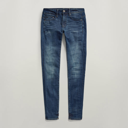 Midge Zip Mid Skinny Wmn dk.aged