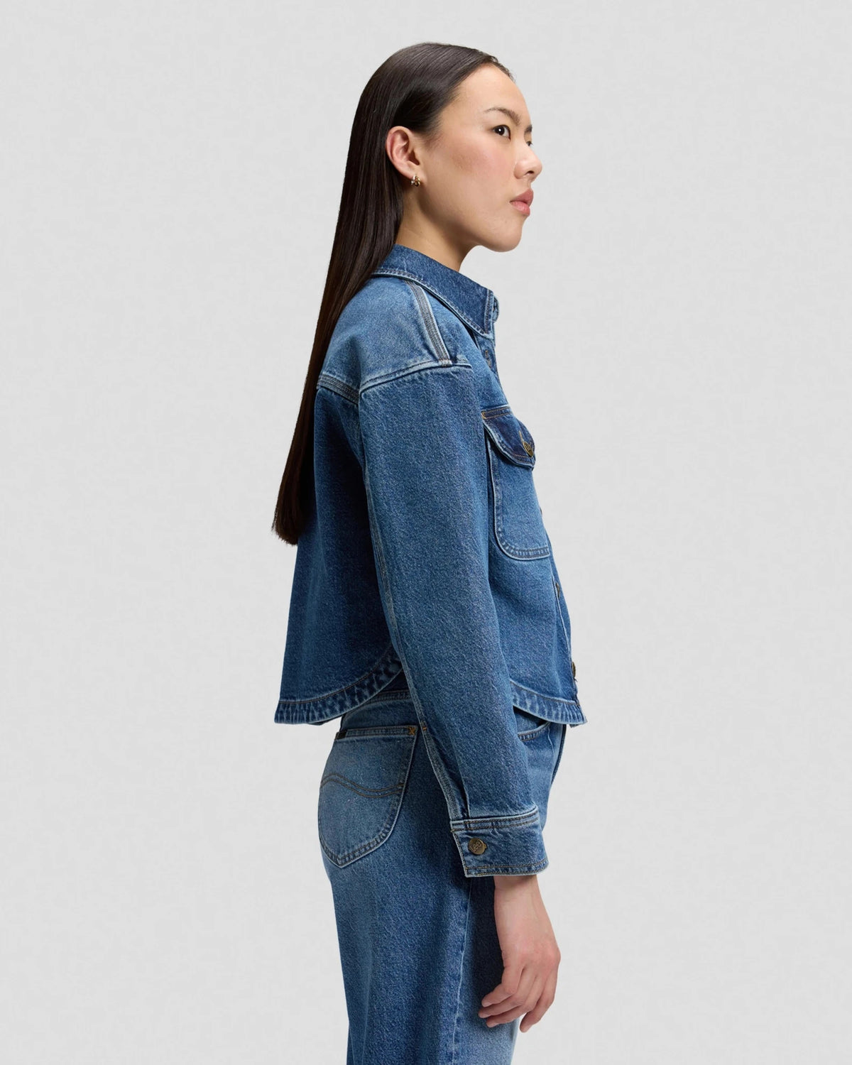 FLAP POCKET SHIRT VINTAGE blues | Bildmaterial bereitgestellt von SHOES.PLEASE.