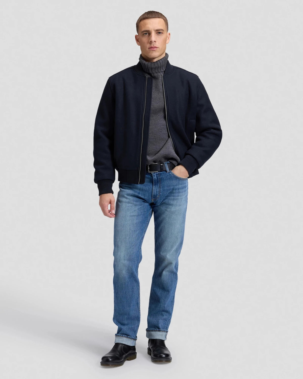 WOOL BOMBER black | Bildmaterial bereitgestellt von SHOES.PLEASE.