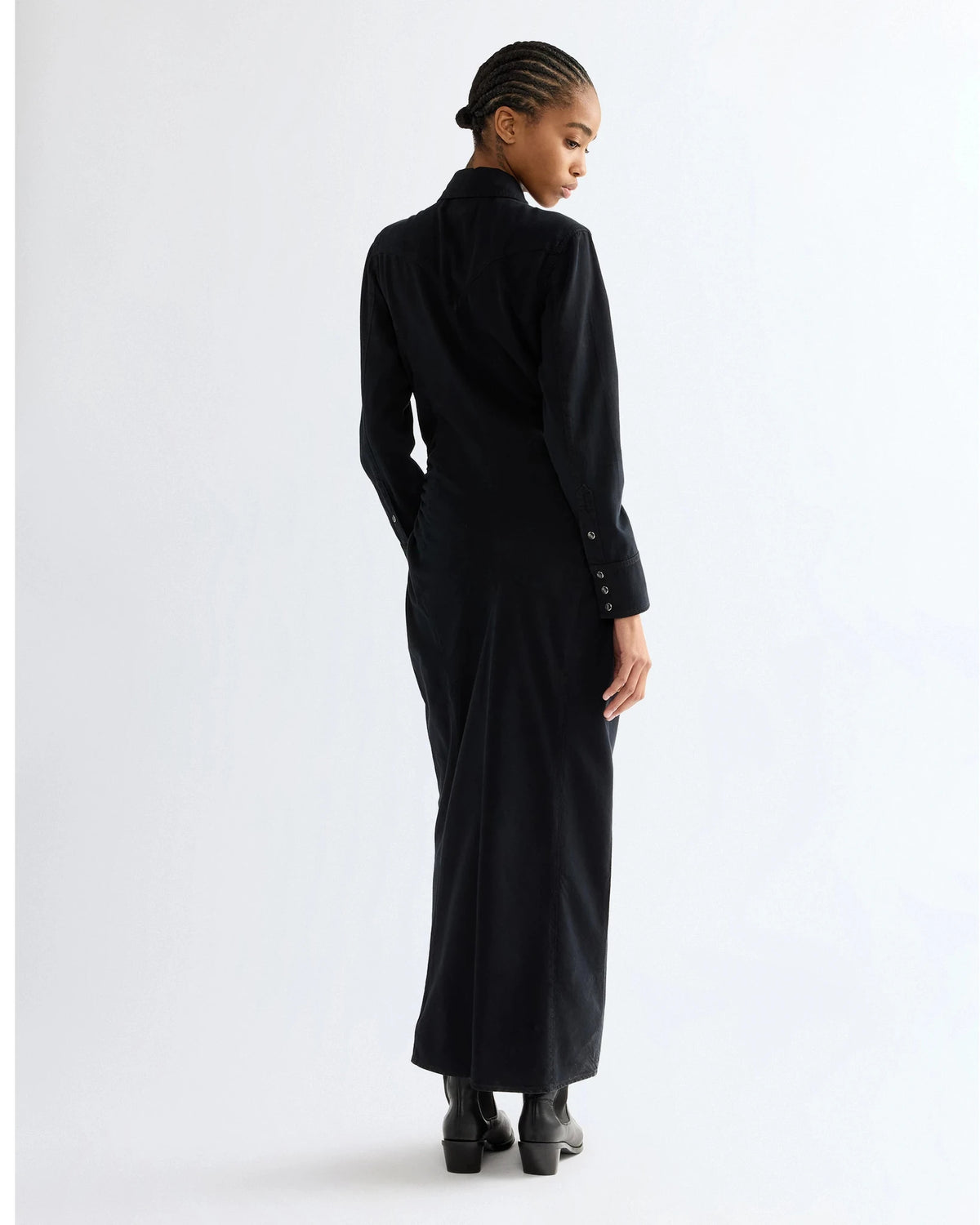 CINCHED WAIST MAXI black fade | Bildmaterial bereitgestellt von SHOES.PLEASE.