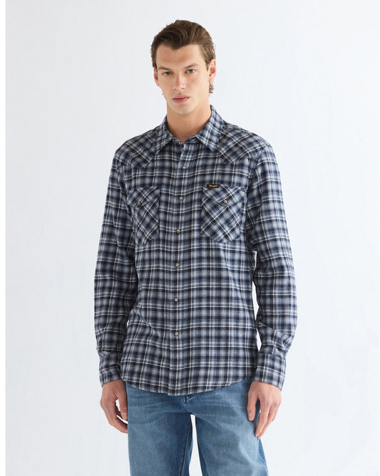 WESTERN SHIRT deep blue