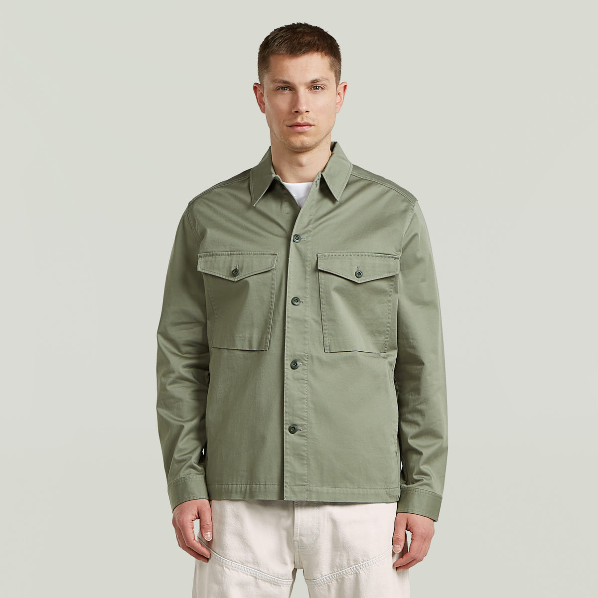 Core LW overshirt green | Bildmaterial bereitgestellt von SHOES.PLEASE.