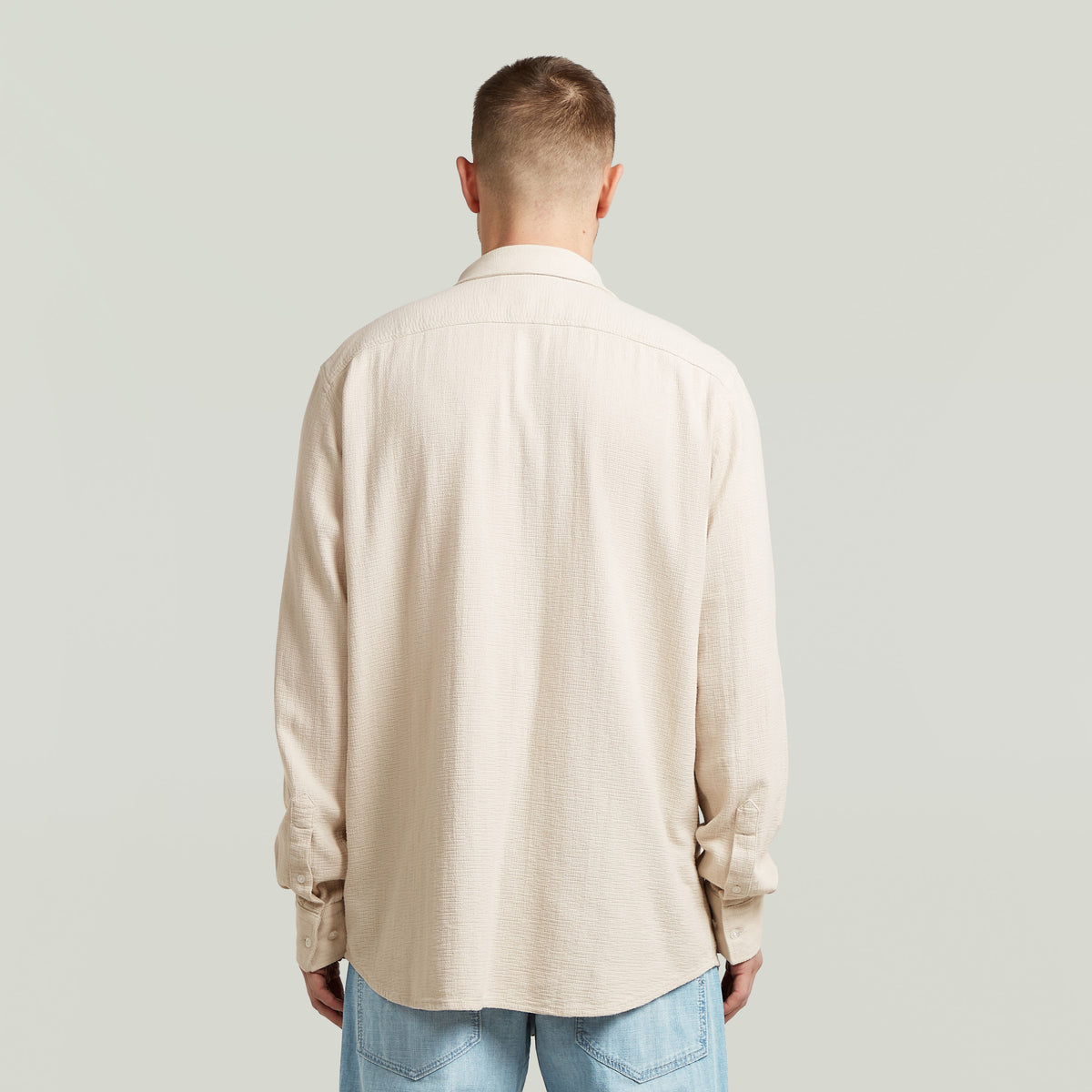 Clean Regular Shirt l\s white | Bildmaterial bereitgestellt von SHOES.PLEASE.