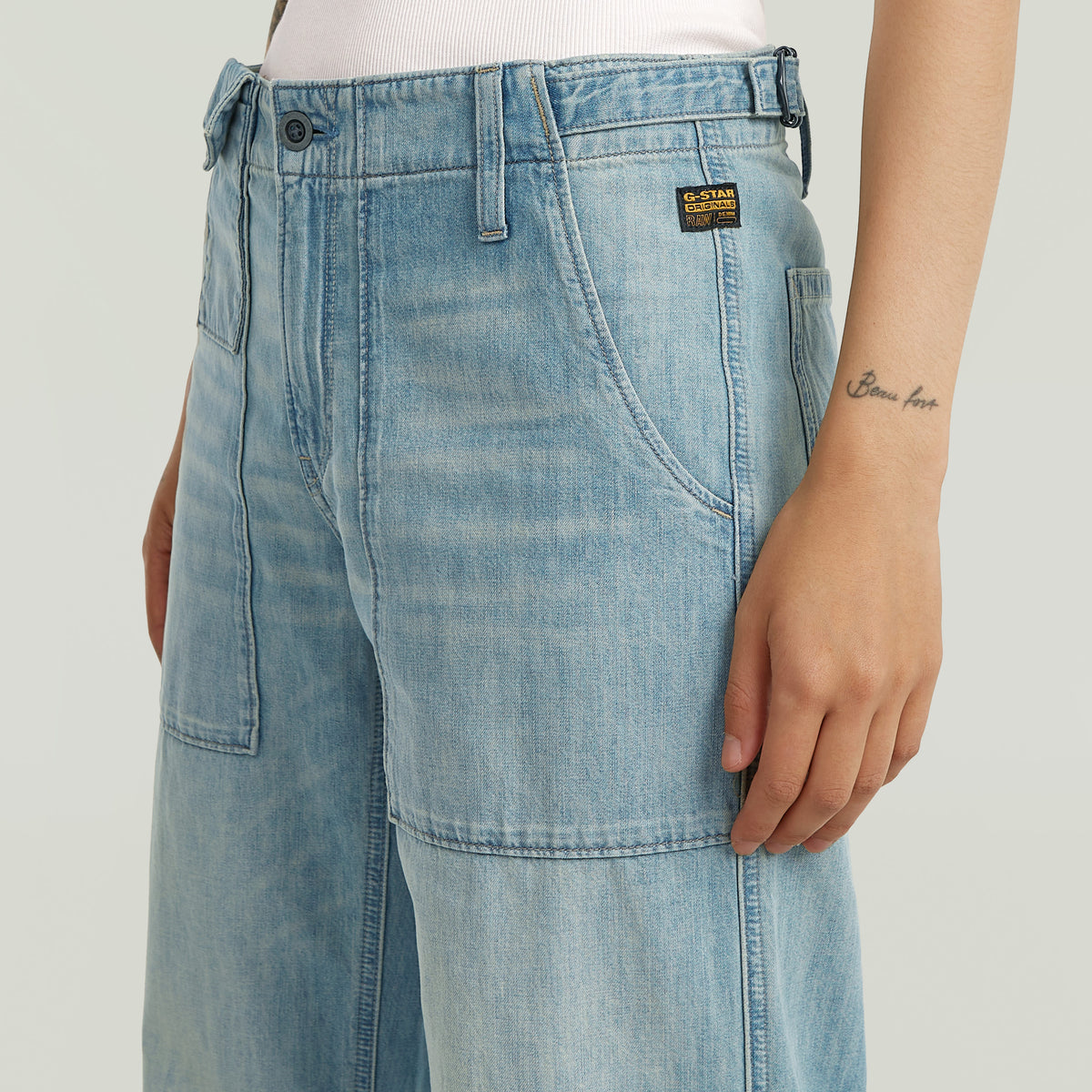 Fatigue Summer Pants Wmn lightblue | Bildmaterial bereitgestellt von SHOES.PLEASE.