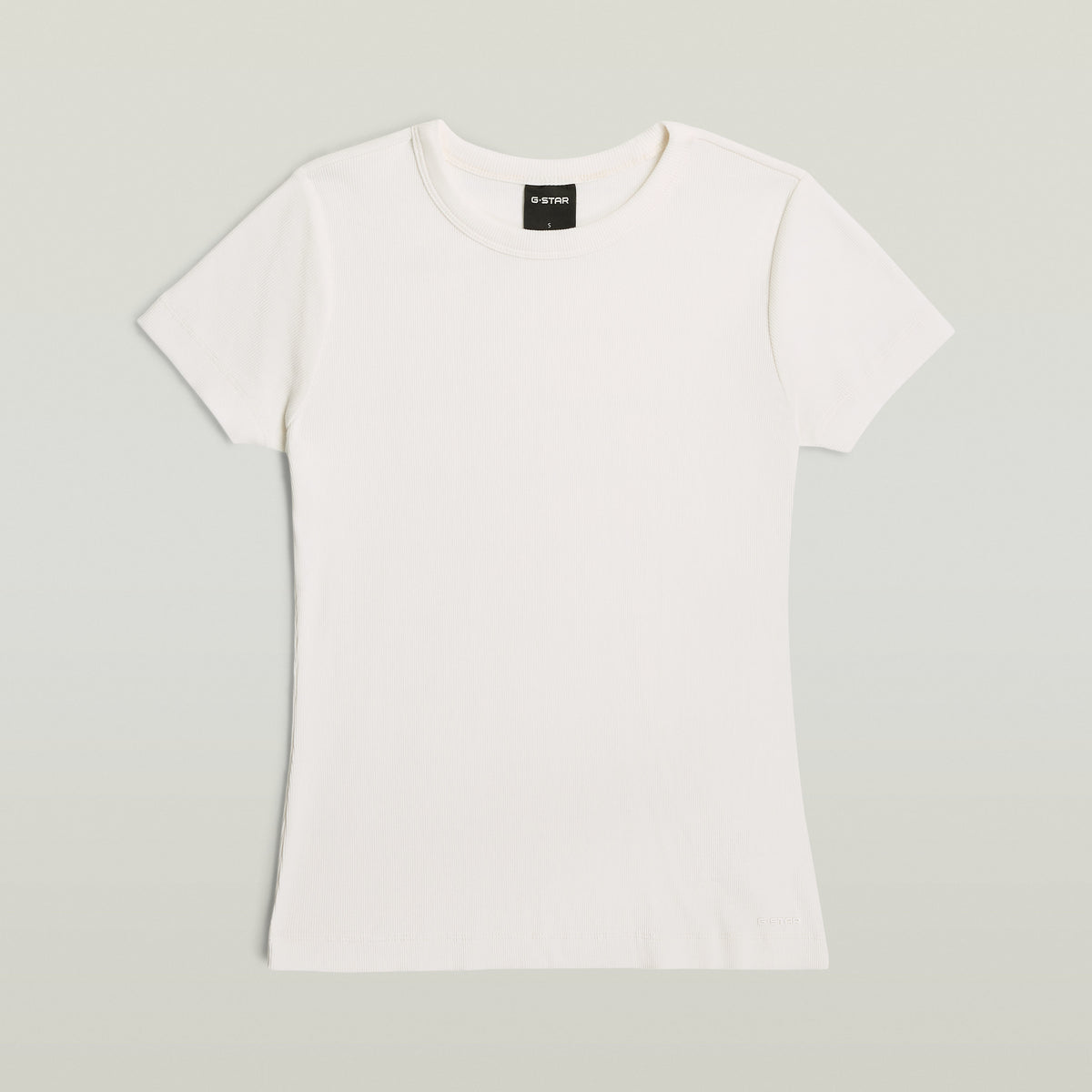 Slim rib t wmn white | Bildmaterial bereitgestellt von SHOES.PLEASE.