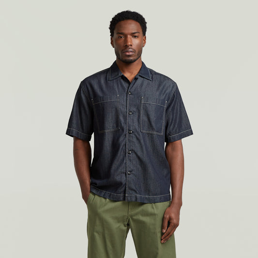Bowling 2-pkt Regular Shirt s\s darkblue